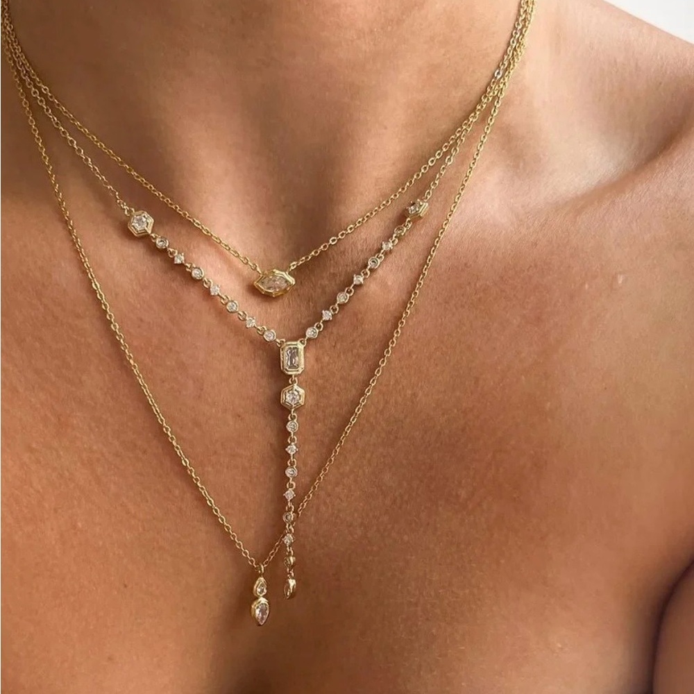 Elegant gold plated Necklace